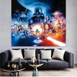 Star Wars wall